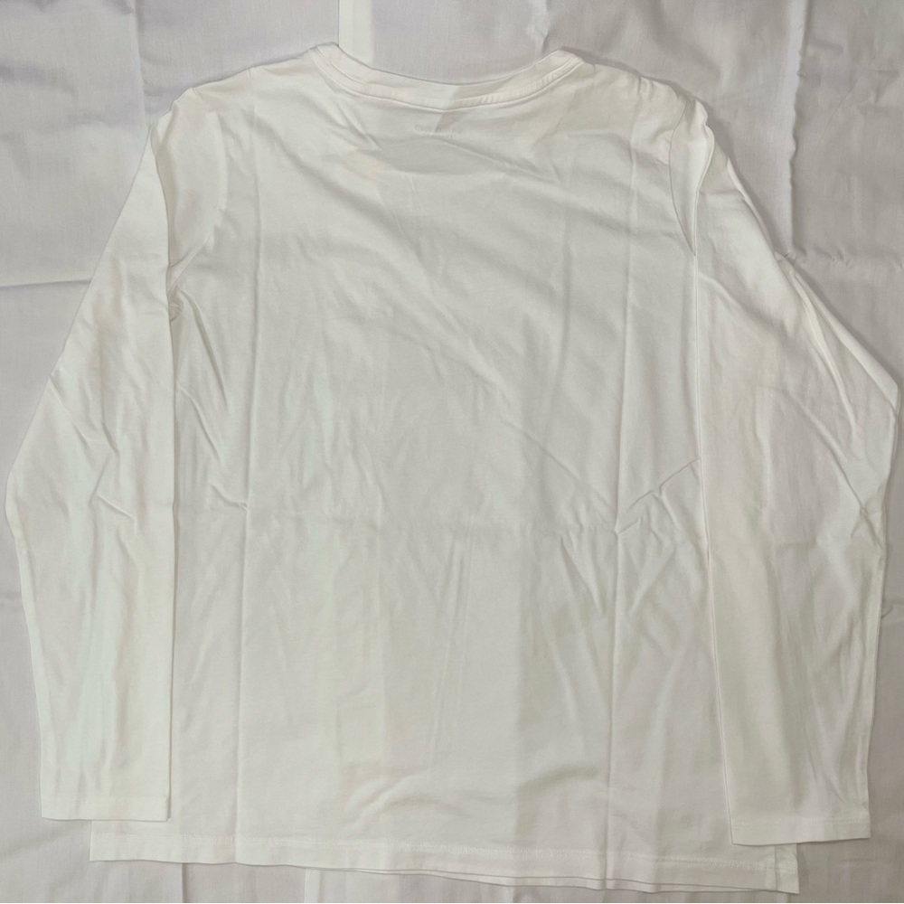 Lands' End Women’s Classic White Long Sleeve Shirt